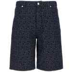 Fendi Bermuda Jeans Jacquard Ff