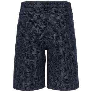 Fendi Bermuda Jeans Jacquard Ff