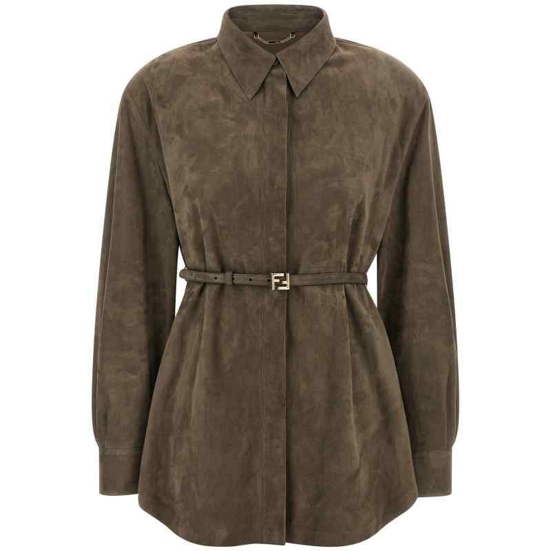 Fendi Suede Shirt