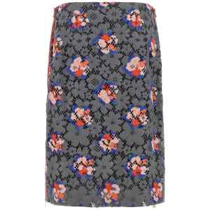 Fendi Bouquet Lace Skirt