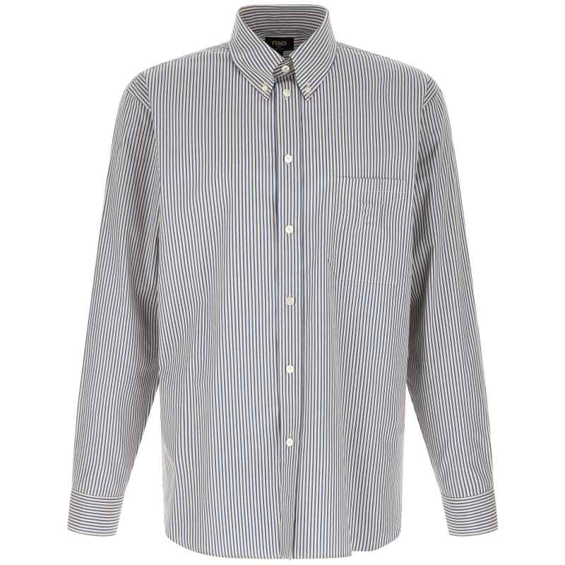 Fendi Striped Button-down Shirt