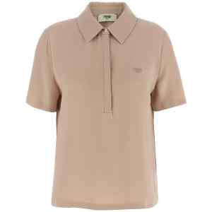 Fendi Silk Polo Shirt
