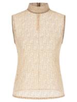Fendi Ff Lace Top