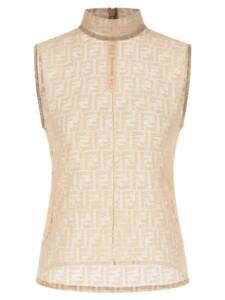 Fendi Ff Lace Top