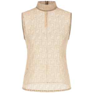 Fendi Ff Lace Top