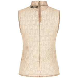 Fendi Ff Lace Top