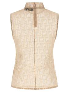 Fendi Ff Lace Top