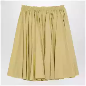 Ami Paris Pastel yellow cotton skirt