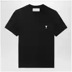 Ami Paris Black Ami De Coeur T-shirt