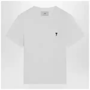 Ami Paris White Ami De Coeur T-shirt