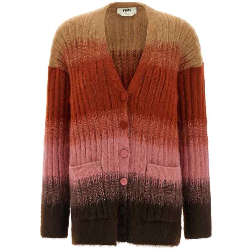 Fendi Vanisé Knit Cardigan