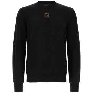 Fendi Ff Velvet Micro Sweater
