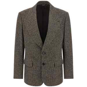 Dolce & Gabbana Prince Of Wales Wool Blazer