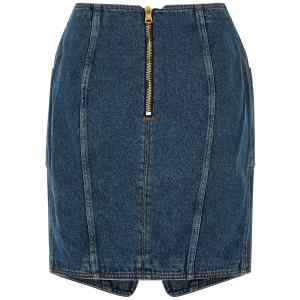 Balmain Belted Skirt