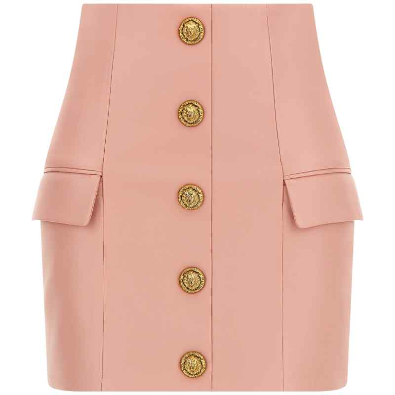 Balmain Testa Di Leone Skirt