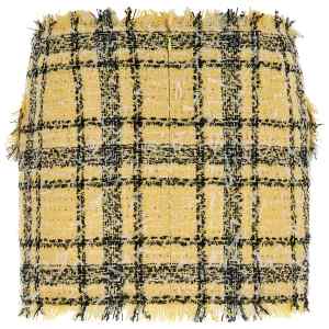 Balmain Lurex Tweed Skirt