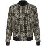 Balmain Monogram Reversible Bomber Jacket