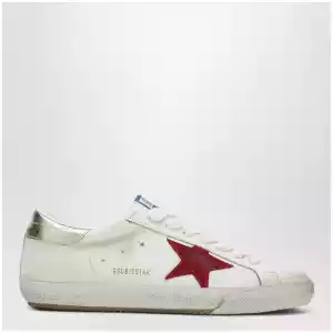 Golden Goose Super-Star sneakers white/red/platinum