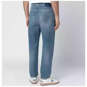 Golden Goose Washed-effect blue jeans