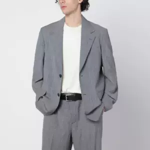 Golden Goose Grey single-breasted Prince of Wales jacket