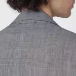 Golden Goose Grey single-breasted Prince of Wales jacket