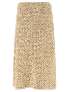 Fabiana Filippi Denim-effect Tweed Skirt
