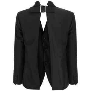Comme Des Garcons Double Layer Effect Blazer