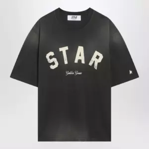 Golden Goose Black vintage-effect Star T-shirt