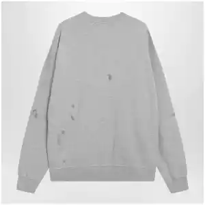 Golden Goose Grey sweatshirt with college logo graphic