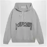 Golden Goose Journey sweatshirt with vintage-effect print in grey