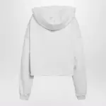 Golden Goose Star sweatshirt with crystal embroidery in grey cotton