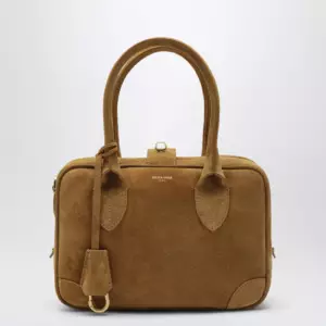 Golden Goose Vita Bag in camel suede