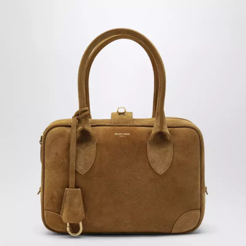 GWA00470A000798_S_GOLDE-55303.a Golden Goose Vita Bag in camel suede