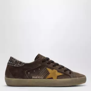 Golden Goose Super-Star brown/ochre suede sneakers
