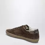 Golden Goose Super-Star brown/ochre suede sneakers