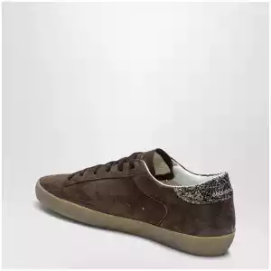 Golden Goose Super-Star brown/ochre suede sneakers