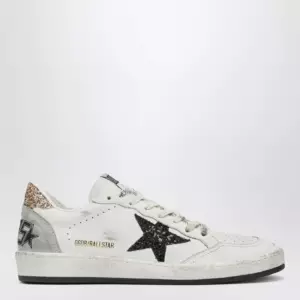 Golden Goose Sneakers Ball Star withe/ black with glitter