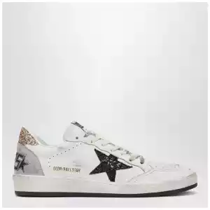 Golden Goose Sneakers Ball Star withe/ black with glitter