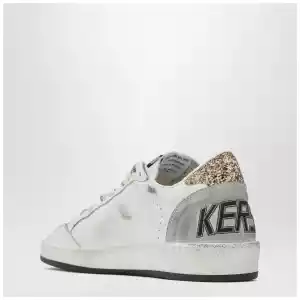 Golden Goose Sneakers Ball Star withe/ black with glitter