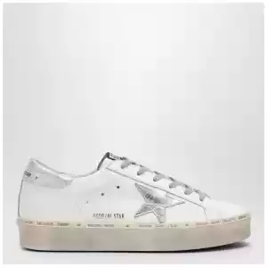 Golden Goose White/silver Hi-Star Sneakers