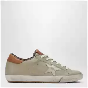 Golden Goose Beige/platinum/brown Super-Star trainers