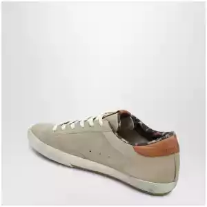 Golden Goose Beige/platinum/brown Super-Star trainers