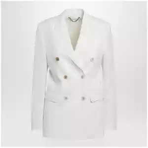 Golden Goose White double-breasted jacket in wool blend