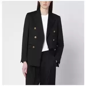 Golden Goose Black double-breasted wool jacket