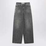 Golden Goose Melody vintage-wash cotton boyfriend jeans, grey