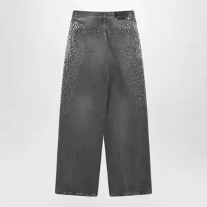 Golden Goose Melody vintage-wash cotton boyfriend jeans, grey