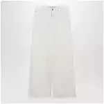 Golden Goose White wide-leg denim trousers