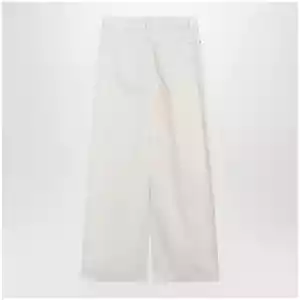 Golden Goose White wide-leg denim trousers