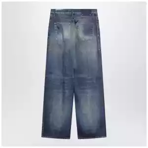 Golden Goose Wide-leg blue denim trousers