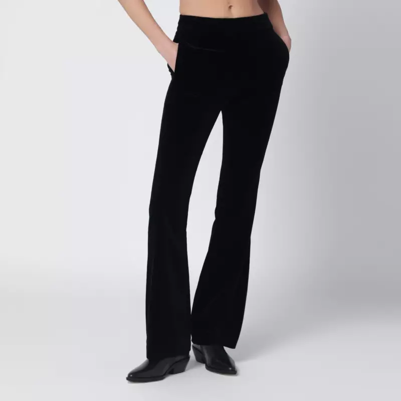 Golden Goose Black velvet trousers